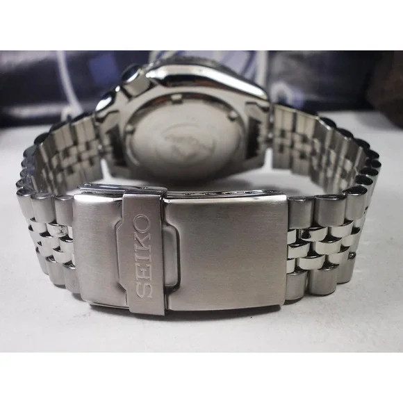 Seiko Silver and Black Men's Watch